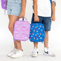 Load image into Gallery viewer, MontiiCo Large Insulated Lunchbag - Rainbow Roller