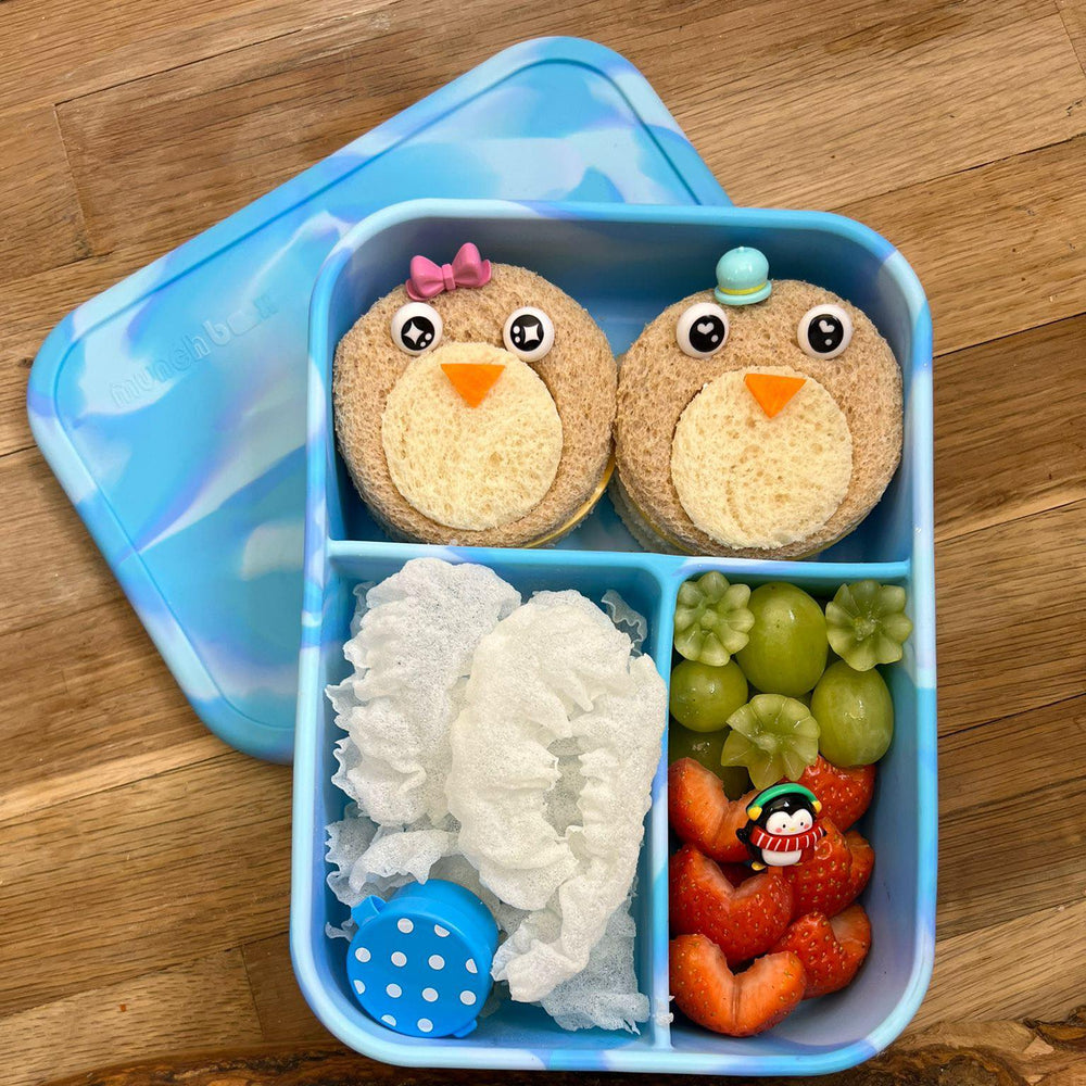 Munchbox Flexi 3 - Bluebell - Silicone Bento