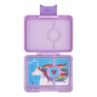 Load image into Gallery viewer, Yumbox Snack - Lavender Purple Unicorns