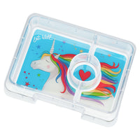 Load image into Gallery viewer, Yumbox Snack - Lavender Purple Unicorns