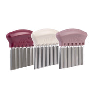 Load image into Gallery viewer, melii vegetable crinkle cutter set of 3 pink