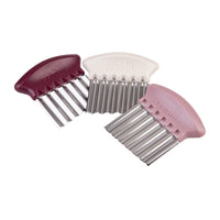 Load image into Gallery viewer, melii vegetable crinkle cutter set of 3 pink