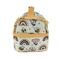 Load image into Gallery viewer, sachi double decker lunchbag busy bees