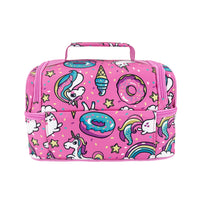 Load image into Gallery viewer, sachi double decker lunchbag unicorns
