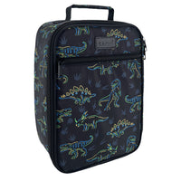 Load image into Gallery viewer, sachi insulated lunch bag neon dinosaurs