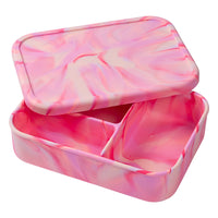 Load image into Gallery viewer, Munchbox Flexi 3 - Rose Pink - Silicone Bento