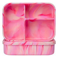 Load image into Gallery viewer, Munchbox Flexi 3 - Rose Pink - Silicone Bento