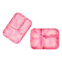 Load image into Gallery viewer, Munchbox Flexi 3 - Rose Pink - Silicone Bento