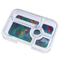 Load image into Gallery viewer, yumbox tapas palm green jungle tray