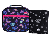 Load image into Gallery viewer, Spencil Big Cooler Bag + Ice Pack - Neon Party