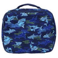 Load image into Gallery viewer, Spencil Big Cooler Bag + Ice Pack - Robo Shark