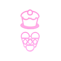 Load image into Gallery viewer, Lunch Punch Sandwich Cutters - Sweets