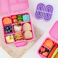 Load image into Gallery viewer, Lunch Punch Sandwich Cutters - Rainbows