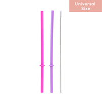 Load image into Gallery viewer, MontiiCo FUSION Stopper Straw Set - Choose your colour