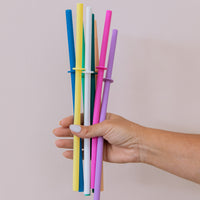Load image into Gallery viewer, MontiiCo FUSION Stopper Straw Set - Choose your colour