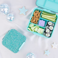 Load image into Gallery viewer, montiico bento 5 turquoise glitter