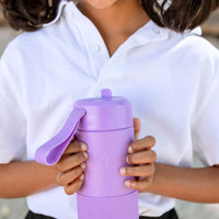 Load image into Gallery viewer, montiico fusion sipper drink bottle 350ml dusk