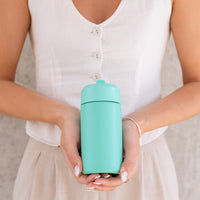Load image into Gallery viewer, montiico fusion sipper drink bottle 350ml lagoon