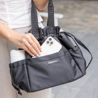 Load image into Gallery viewer, montiico lunch tote midnight black