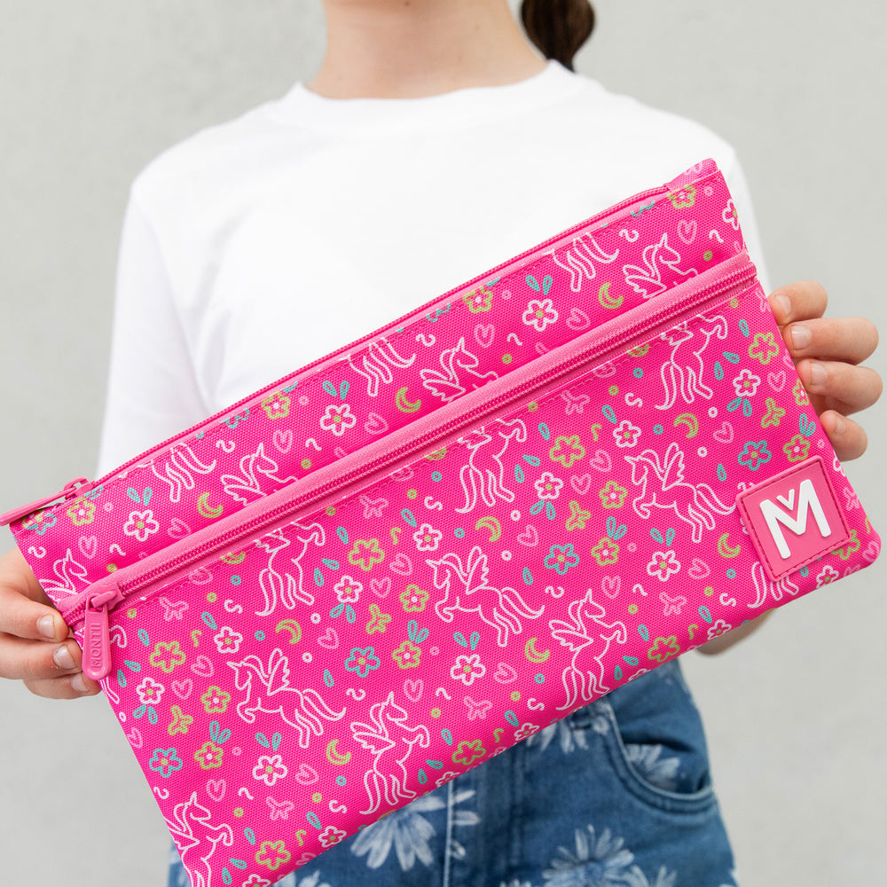 montiico pencil case unicorn magic