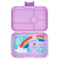 Load image into Gallery viewer, yumbox tapas seville purple rainbow tray