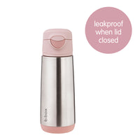 Load image into Gallery viewer, insulated sport spout bottle 500ml blush crush
