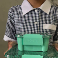 Load and play video in Gallery viewer, montiico bento two turquoise glitter