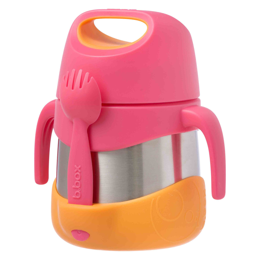 b box insulated food jar strawberry shake