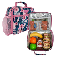 Load image into Gallery viewer, sachi tropical orchid lunchbag