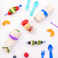 Load image into Gallery viewer, The Lunch Punch Fork and Spoon Set - Blue