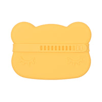 Load image into Gallery viewer, we might be tiny bear snackie yellow