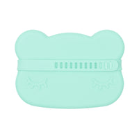 Load image into Gallery viewer, we might be tiny bear snackie minty green