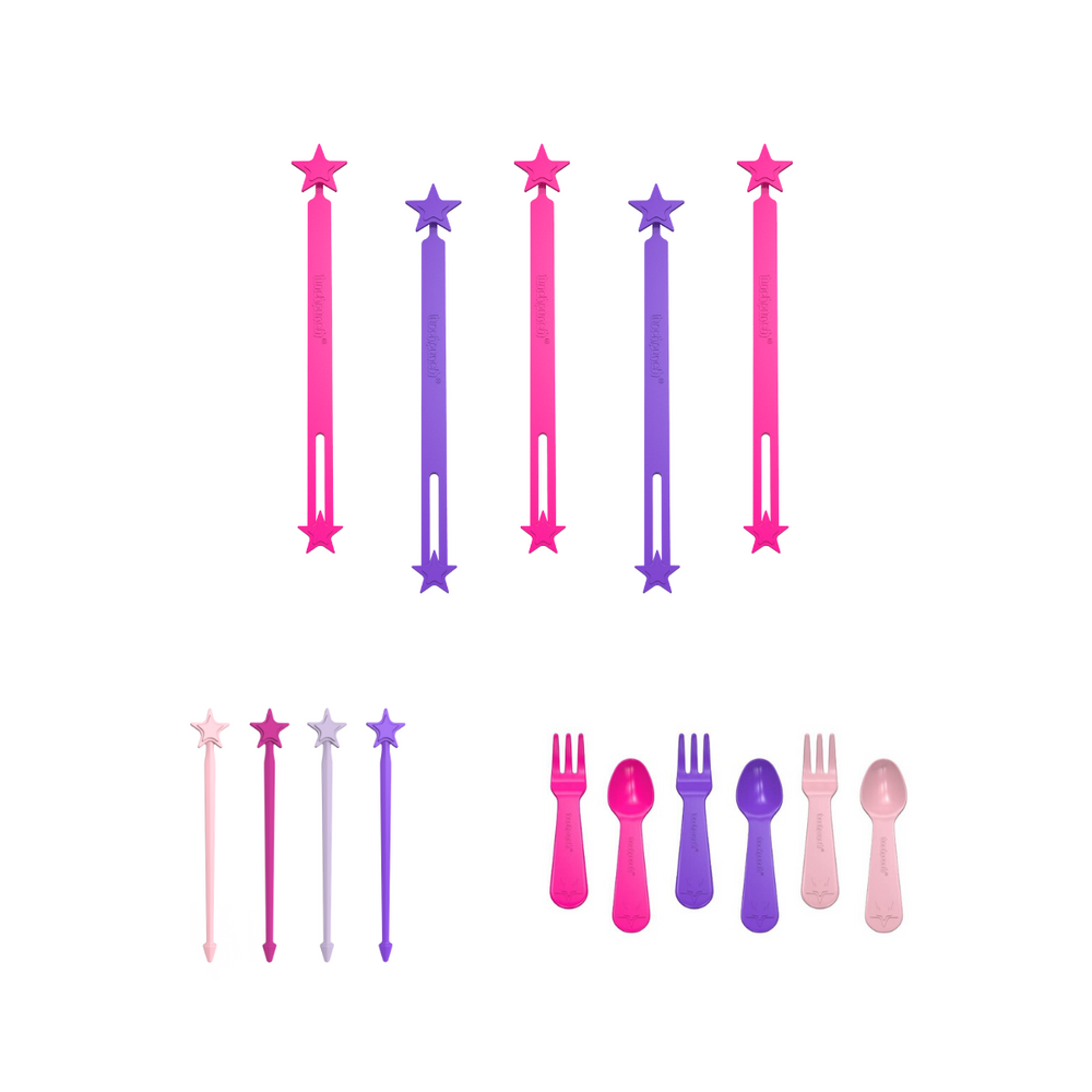 Pretty in Pink Lunch Accessories set