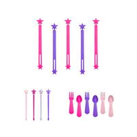 Load image into Gallery viewer, Pretty in Pink Lunch Accessories set