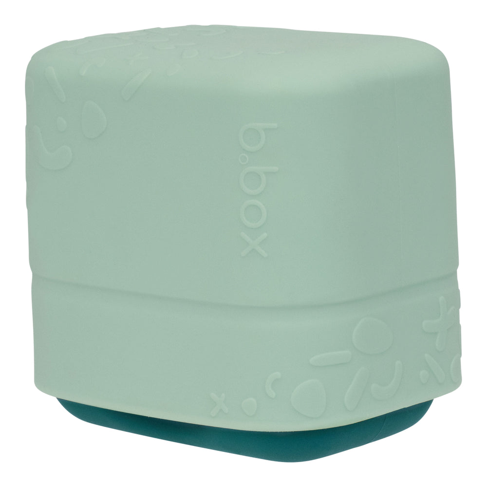 b box silicone snack cups forest green