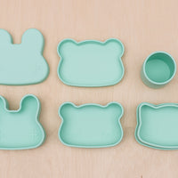 Load image into Gallery viewer, we might be tiny cat snackie minty green