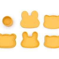 Load image into Gallery viewer, we might be tiny cat snackie yellow