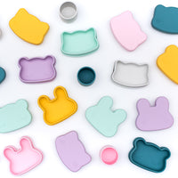 Load image into Gallery viewer, we might be tiny bear snackie minty green