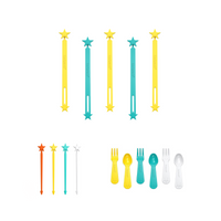 Load image into Gallery viewer, the lunch punch value pack wrap bands stix and spoons and forks