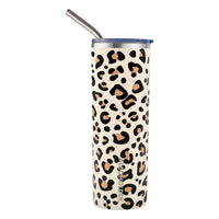 Load image into Gallery viewer, alcoholder skinny tumbler leopard