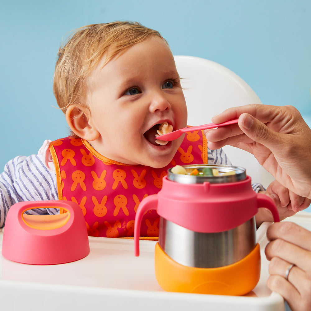 b box insulated food jar strawberry shake