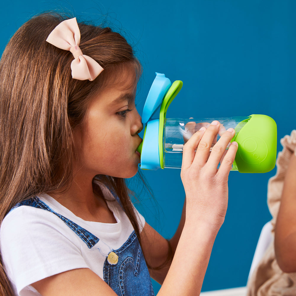 b box drink bottle sport spout blue oceanl
