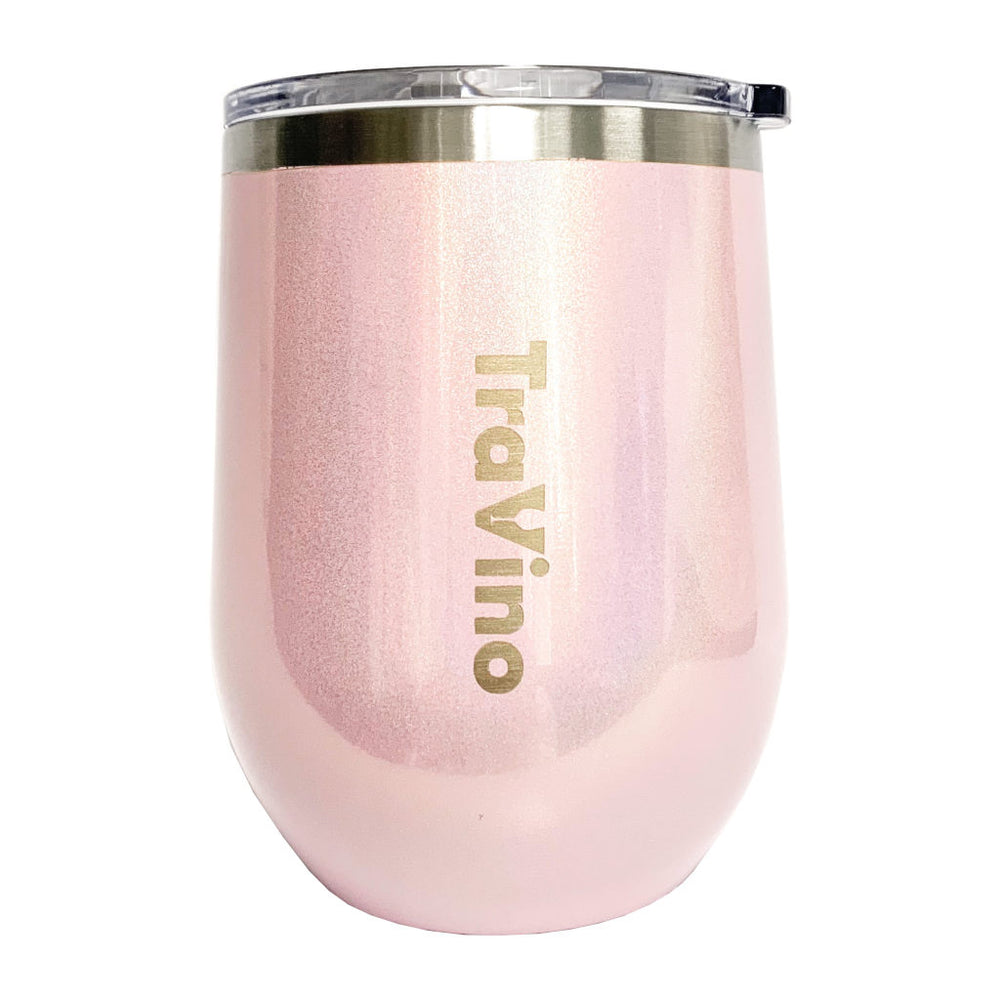 TraVino Stemless Wine Tumbler - Blush Pink