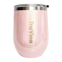 Load image into Gallery viewer, TraVino Stemless Wine Tumbler - Blush Pink