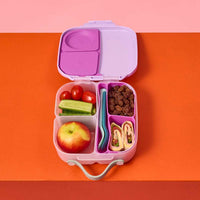 Load image into Gallery viewer, bbox lunchbox cutlery horizon blue and green
