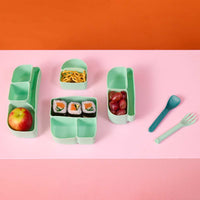 Load image into Gallery viewer, bbox mini lunchbox bento tray forest
