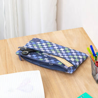 Load image into Gallery viewer, MontiiCo Pencil Case - Checkmate
