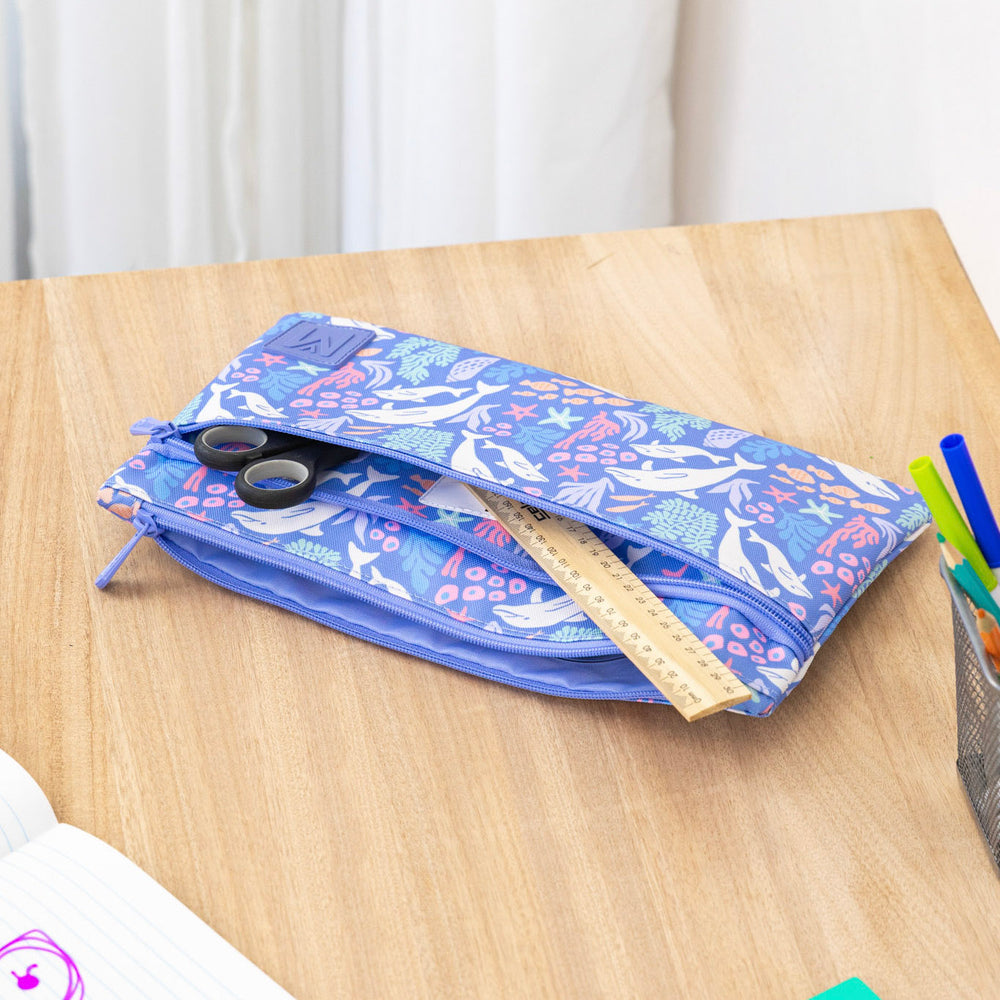 MontiiCo Pencil Case - Dolphin Dreams