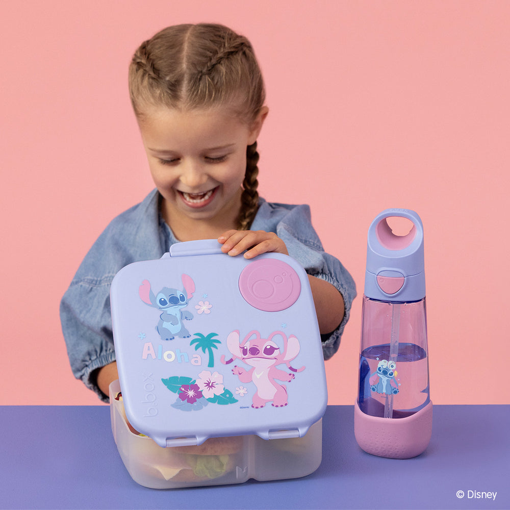 B Box Tritan Drink Bottle 600mL - Stitch