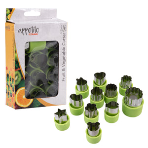 Appetito Fruit and Vegetable Cutter Set of 12